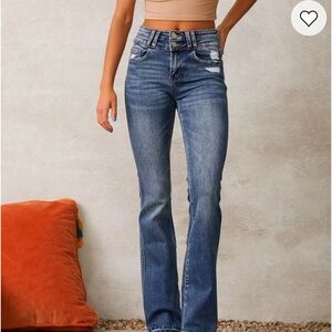 Flying Monkey Dark Blue Flare Jeans 28s32